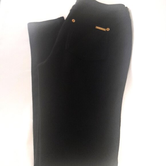MICHAEL Michael Kors Stretch Knit Twill Pants w Gold-Tone Accents, Comfort, Sz S - Picture 5 of 7